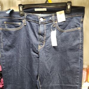 Levi's Dark Blue Straight Leg Jeans